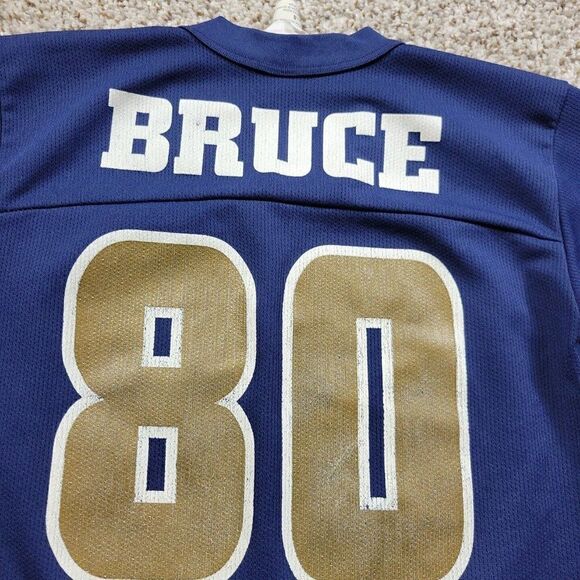 Vintage St. Louis Rams Isaac Bruce #80 Retro Jersey Boys 8 GTS Made In The USA - Picture 9 of 9